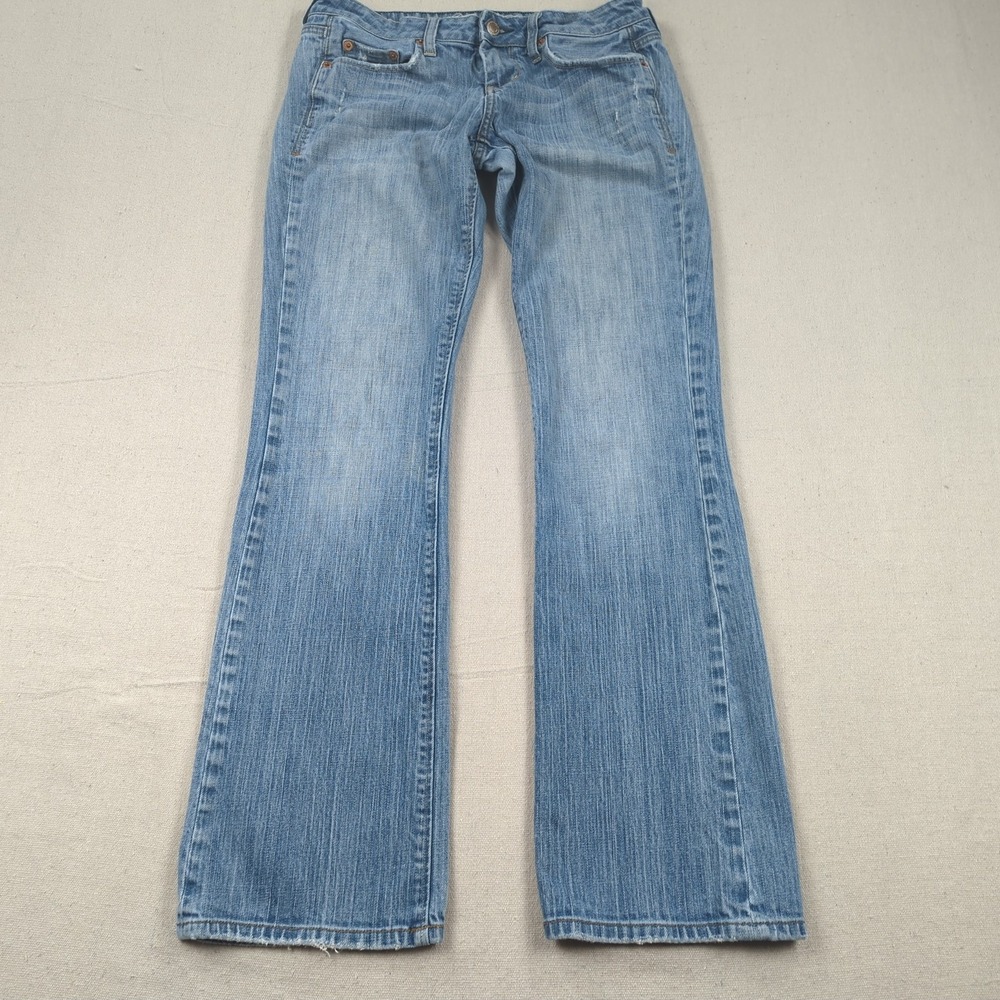Vintage American Eagle Jeans Womens 4 Blue True Boot Cut Western Boho Cowgirl